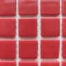 Мозаїка зі скла AquaMo MK25121 Red 25x25x4 (317x317) мм глянцева на сітці