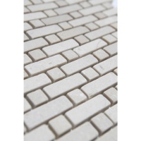 Мозаїка Vivacer N21 Beige Marble Tumbled Brick Point