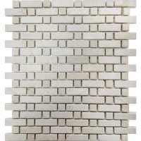 Мозаїка Vivacer N21 Beige Marble Tumbled Brick Point