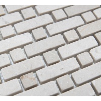 Мозаїка Vivacer N21 Beige Marble Tumbled Brick Point