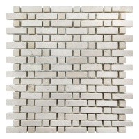 Мозаїка Vivacer N21 Beige Marble Tumbled Brick Point