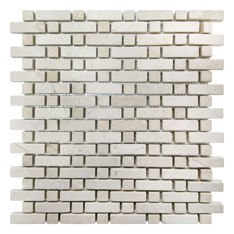 Мозаика Vivacer N21 Beige Marble Tumbled Brick Point