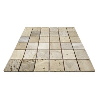 Мозаїка з травертину Матова МКР-3СН (47x47) Travertine Classic