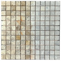 Мозаика из мрамора Матовая МКР-2СВ (23x23) Emperador Light G