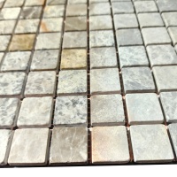 Мозаика из мрамора Матовая МКР-2СВ (23x23) Emperador Light G