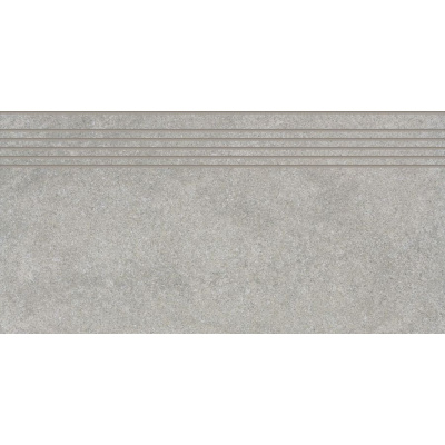 Ступенька из керамогранита Kaamos Dcpsr587 Grey серая 9x598x298 мм