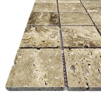 Мозаїка з травертину Полірована МКР-3П (47x47) Travertine Classic