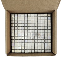 Стеклянная мозаика PL25301 WHITE