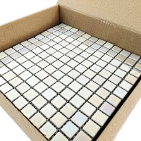 Стеклянная мозаика PL25301 WHITE