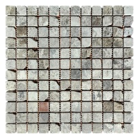 Мозаика из мрамора Матовая МКР-2СВА (23x23) Emperador Light G