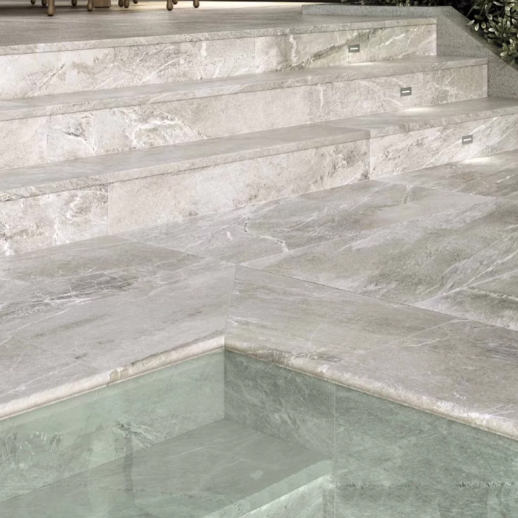 Сходинка клінкерна Peldano Ml. Stone Gris сіра (10x330x330 мм)