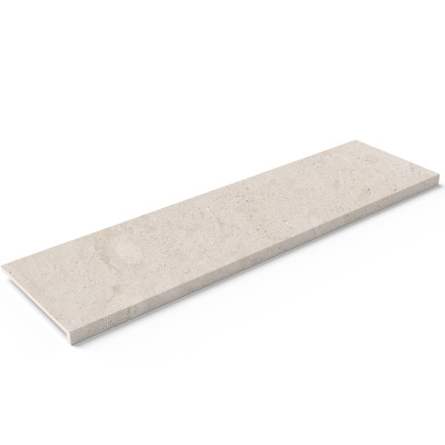 Ступенька из керамогранита Peld. Recto Coralina Aguada Out бежевая 10x330x1200 мм