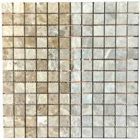 Мозаика из мрамора Матовая МКР-2СН (23x23) Emperador Light G