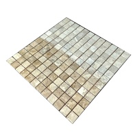 Мозаика из мрамора Матовая МКР-2СН (23x23) Emperador Light G