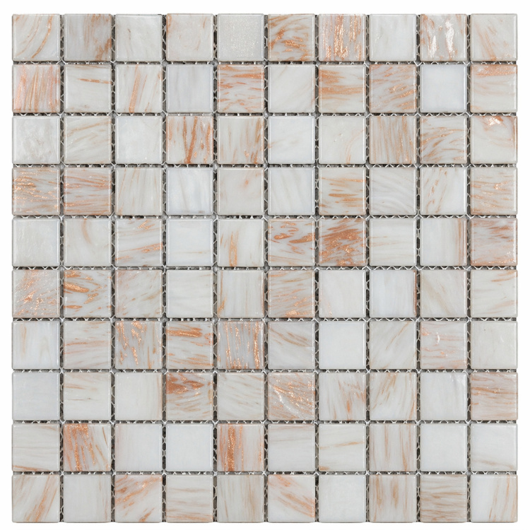 Мозаика стеклянная V-MOS A23 Fusion Beige Mozaico de Lux