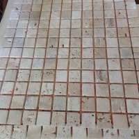 Мозаїка з травертину Матова МКР-2СВ (23x23) Travertine Classic