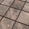 Мозаика из мрамора Матовая МКР-3СН (47x47) Emperador Mix