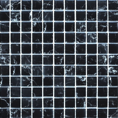 Мозаика стеклянная Kotto Ceramica GMP 0425058 C Marble Black 300 х 300 х 4  ( 25 х 25 )