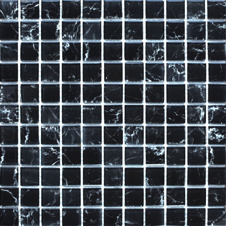 Мозаїка скляна Kotto Ceramica GMP 0425058 C Marble Black 300 х 300 х 4 (25 х 25)