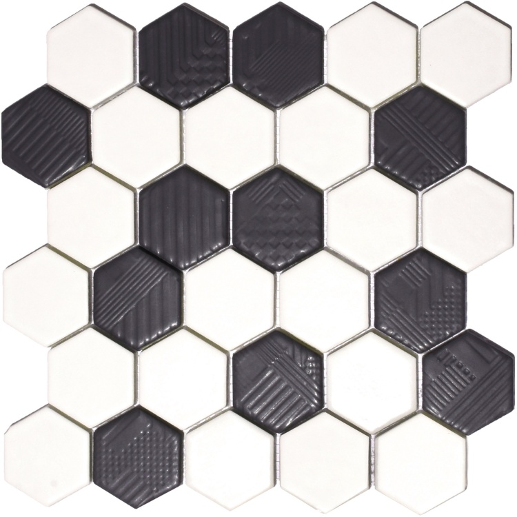 Мозаика керамическая Kotto Ceramica HEXAGON H 69007 С2 295х295х9