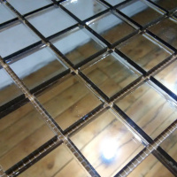 Мозаика зеркальная DecorStoneHub Zs-1inch-G графитовая 304х304 мм дюймовая для потолка спальни