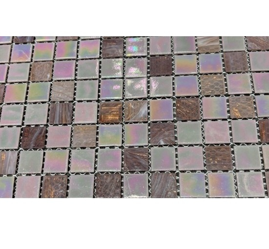 Мозаика стеклянная V-MOS A24 Glory Pink Mozaico de Lux