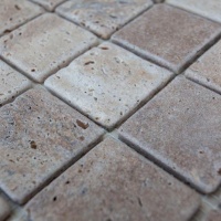 Мозаика из травертина Матовая МКР-3СВ (47x47) Travertine Classic