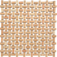 Мозаїка з керамограніту Kotto Ceramica MI7 10200411C Dorato 300 x 300 х 10 (прямокутник 10 x 20)