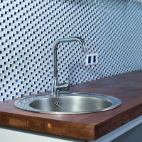 Мозаика зеркальная DecorStoneHub Zs-285х285-SG графитовая с сатином 285х285 мм узор для кухни