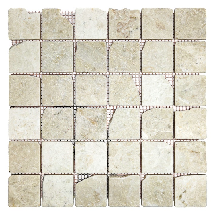 Мозаика из мрамора Матовая МКР-3СВА (47x47) Victoria Beige MB