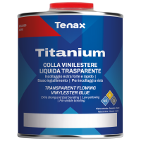 Клей эпоксидный винилэфирный Tenax Titanium Flowing прозрачный 1 л жидкий жаростойкий для камня керамики
