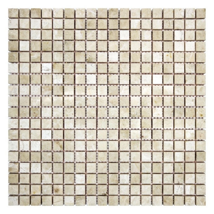 Мозаика из мрамора Полированная МКР-4П (15x15) Victoria Beige MB