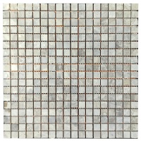 Мозаика из мрамора Матовая МКР-4СН (15x15) Emperador Light G