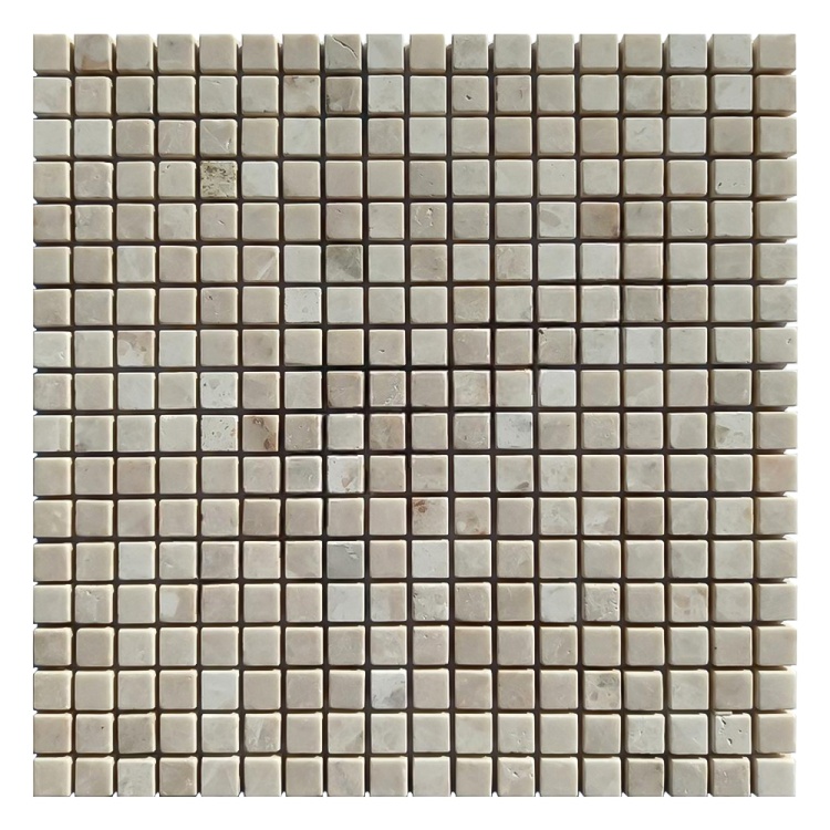 Мозаика из мрамора Матовая МКР-4СВ (15x15) Victoria Beige MB