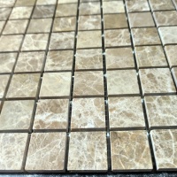 Мозаїка з мармуру Полірована МКР-2П (23x23) Emperador Light D