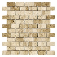 Мозаїка з травертину Полірована МКР-11П (47x23) Travertine Classic
