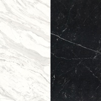 Портал для камина Bravo Клайпеда Volakas + Nero Marquina мрамор белый/черный прямой