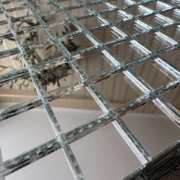 Мозаїка дзеркальна DecorStoneHub Zs-2x2-Z срібляста 274х274 мм в котедж та приватний будинок в бар