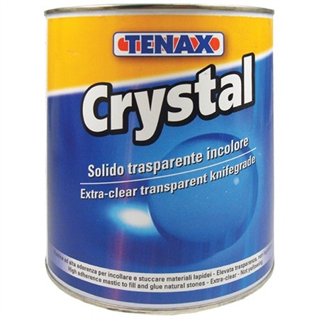 Прозрачный клей-шпатлёвка Solido Crystal для камня (1л) TENAX