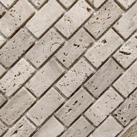 Мозаика из травертина Матовая МКР-11СВ (47x23) Travertine Classic
