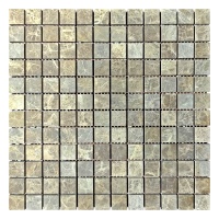 Мозаика из мрамора Матовая МКР-2СН (23x23) Emperador Light D