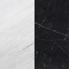 Портал для камина Bravo Стокгольм Polaris + Nero Marquina мрамор белый/черный прямой