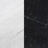 Портал для камина Bravo Стокгольм Polaris + Nero Marquina мрамор белый/черный прямой