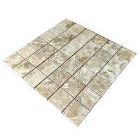 Мозаїка з мармуру Полірована МКР-3П (47x47) Emperador Light D