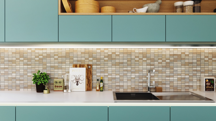 Мозаика из керамогранита Kotto Ceramica MI7 CS 302 Ambra\Solare\Focato\Muschiato\Noce ( прямоугольник  2.3 x 4.6 ) 300 x 300