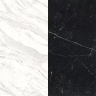 Портал для камина Bravo Стокгольм Volakas + Nero Marquina мрамор белый/черный прямой
