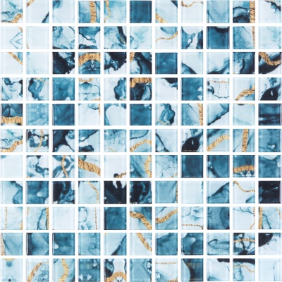 Мозаика стеклянная Kotto Ceramica GMP 0825033 С print 37    300 x 300 х 8   ( 25 х 25 )