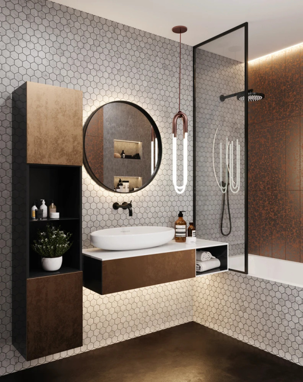 Мозаїка керамічна Kotto Ceramica HEXAGON HP 6010 Мат 295 х 295 х 9