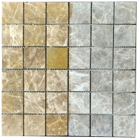 Мозаика из мрамора Матовая МКР-3СН (47x47) Emperador Light D