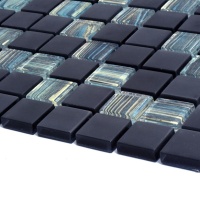 Мозаїка скляна Kotto Ceramica GMP 0825041 С2 print 40/black mat 300 x 300 х 8 ( 25 х 25 )